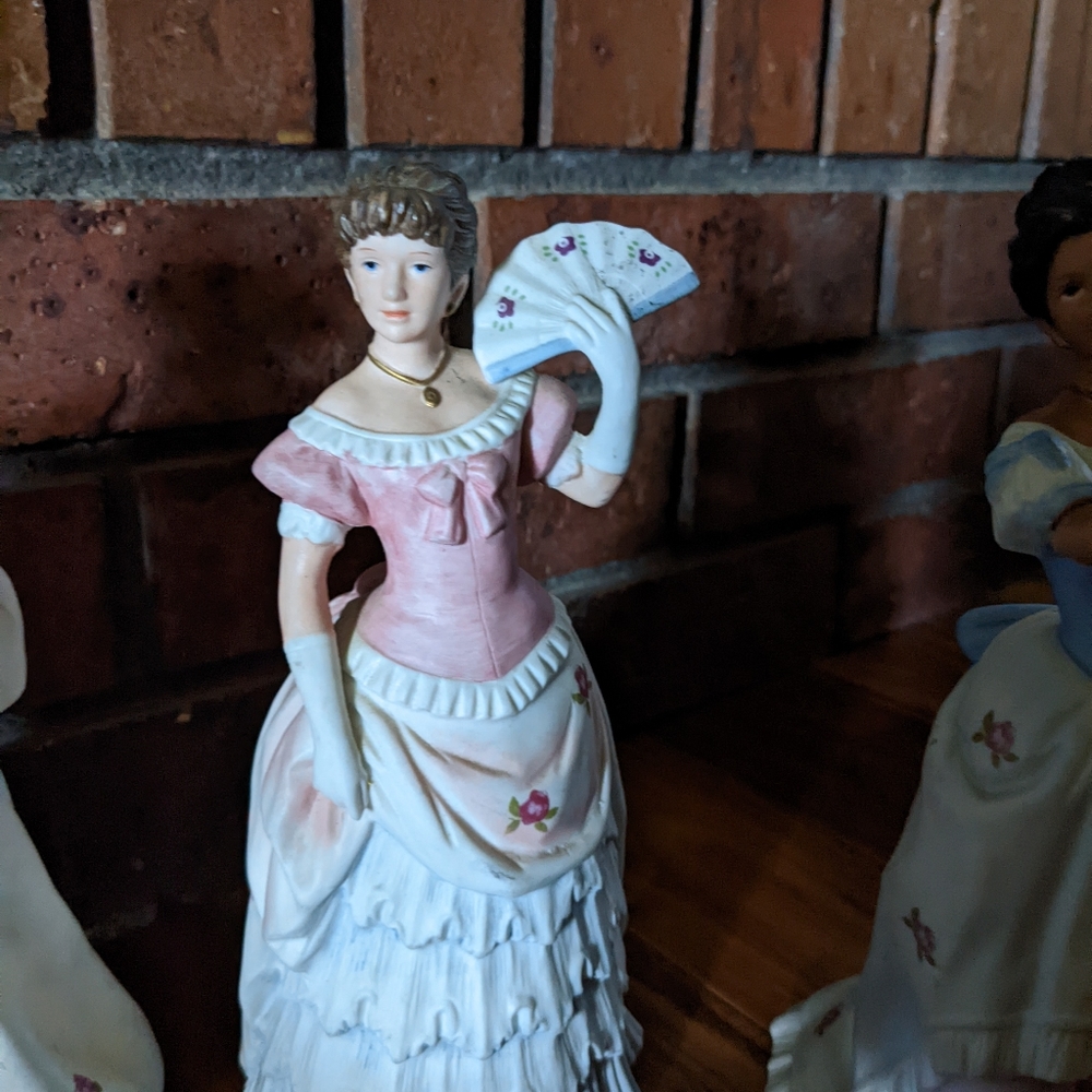 vintage homco porcelain collectible figurine victorian - Picture 4 of 9